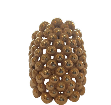 Anillo Molécula Dorado.